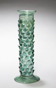 Tall Beaker with Prunts (Stangenglas), late 1400s. Creator: Unknown