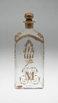 Tall Bottle with Stopper, Spain, c. 1771. Creator: Unknown