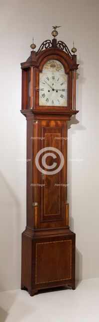 Tall Case Clock, 1806. Creator: Aaron Willard.