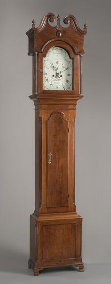 Tall Case Clock, c1792. Creator: Caleb Bentley