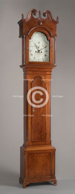 Tall Case Clock, c1792. Creator: Caleb Bentley.
