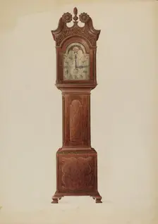Tall Clock, c. 1937. Creator: Frank Wenger