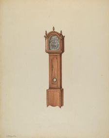 Tall Clock, c. 1938. Creator: Lawrence Phillips