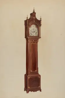 Tall Clock, c. 1938. Creator: Lorenz Rothkrantz