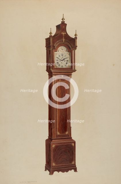Tall Clock, c. 1938. Creator: Lorenz Rothkrantz.