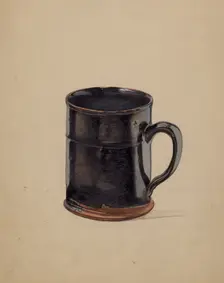 Tall Drinking Mug, 1935/1942. Creator: Unknown
