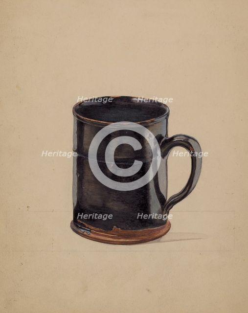 Tall Drinking Mug, 1935/1942. Creator: Unknown.