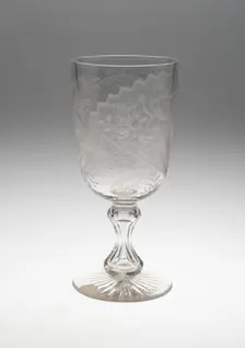 Tall Goblet or Vase, England, c. 1875. Creator: Unknown