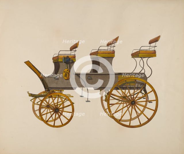 Tally Ho (?) or Brake, c. 1936. Creator: Fred Weiss.