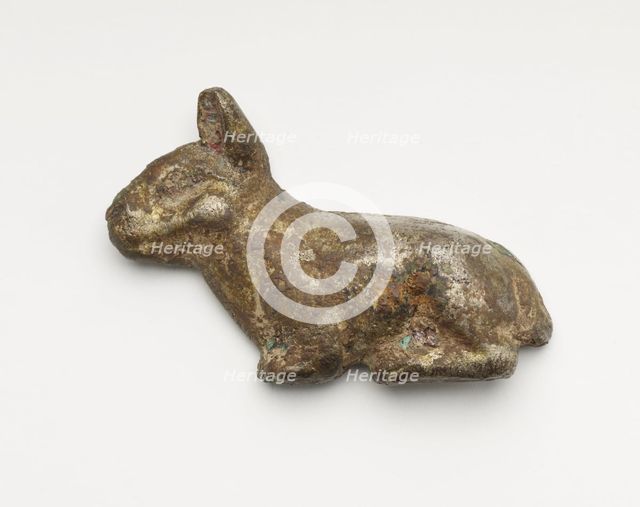 Tally in the form of a rabbit (fragment), Han dynasty, 206 BCE-220 CE. Creator: Unknown.