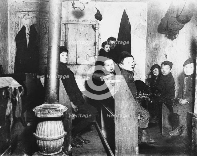 Talmud school, Herster Street, New York, USA, (c1900?). Creator: Unknown.