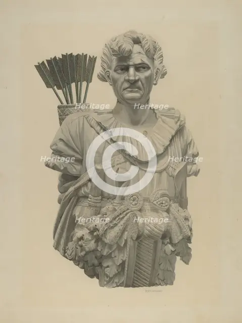 Tamanend Figurehead, c. 1939. Creator: Douglas Campbell.