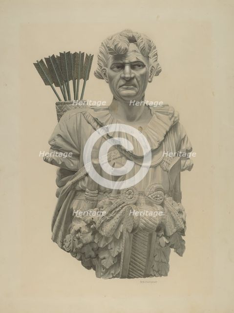 Tamanend Figurehead, c. 1939. Creator: Douglas Campbell.