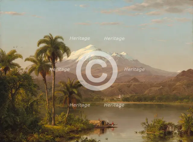 Tamaca Palms, 1854. Creator: Frederic Edwin Church.
