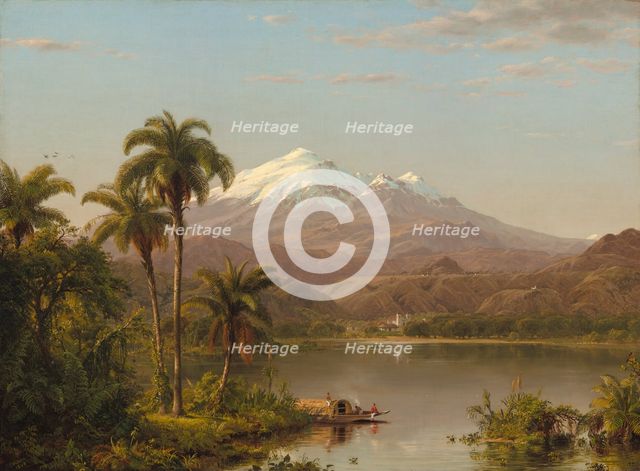 Tamaca Palms, 1854. Creator: Frederic Edwin Church.