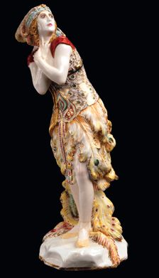 Tamara Karsavina in the Ballet The Firebird (L'Oiseau de feu) by I. Stravinsky, 1920