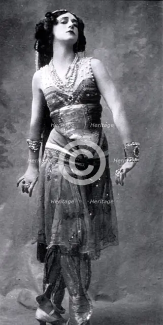 Tamara Karsavina, Russian ballerina, 1911. Artist: Unknown
