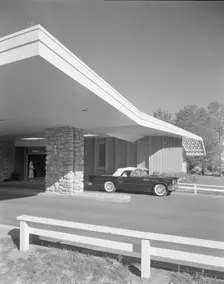 Tamarak Lodge, 1957. Creator: Gottscho-Schleisner, Inc