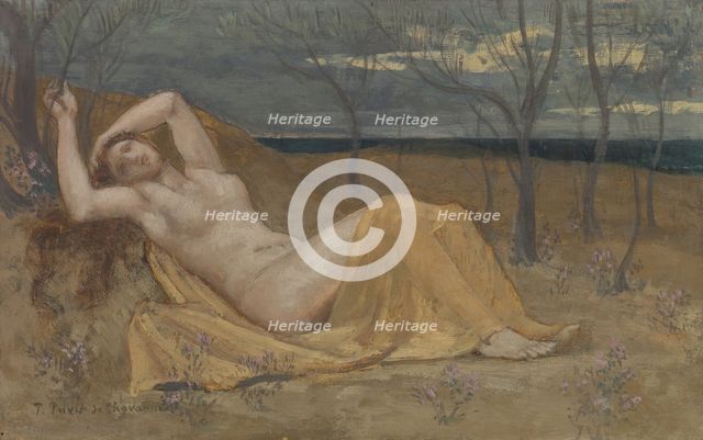 Tamaris, ca. 1886-87. Creator: Pierre Puvis de Chavannes.
