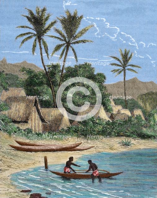 Tamatave, Island of Madagascar, 1882. Creator: Unknown.