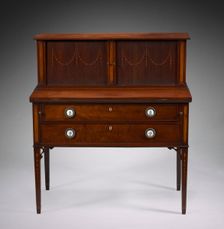 Tambour Desk, c. 1800. Creator: John Seymour (American, 1738-1818); Thomas Seymour (American, 1771-1848)