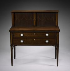 Tambour Desk, c. 1800. Creator: John Seymour (American, 1738-1818); Thomas Seymour (American, 1771-1848)