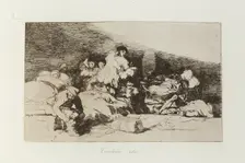 Tambien estos.; Los Desastres de la Guerra, Madrid 1863. Creator: Francisco Goya