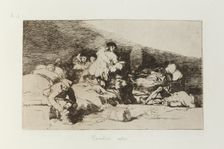 Tambien estos.; Los Desastres de la Guerra, Madrid 1863. Creator: Francisco Goya