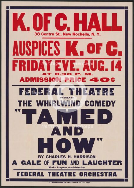 Tamed and How 1, New Rochelle, NY, [193-]. Creators: Unknown, Charles H Harrison.