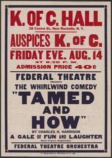 Tamed and How 2, New Rochelle, NY, [193-]. Creators: Unknown, Charles H Harrison