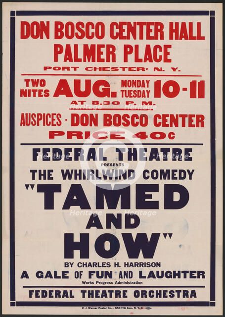 Tamed and How 2, Port Chester, NY, [1930s]. Creators: Unknown, Charles H Harrison.