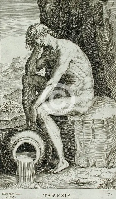 Tamesis, 1586. Creator: Philip Galle.