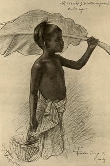 Tamil boy, Kandy, Ceylon, 1898. Creator: Christian Wilhelm Allers