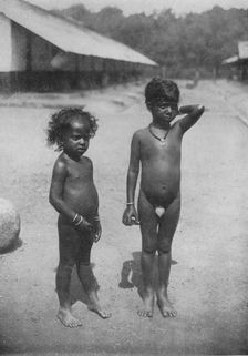 Tamil Estate Children c1890, (1910). Artist: Alfred William Amandus Plate