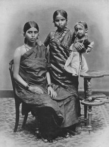 Tamil Ladies with Far and Toe Ornaments c1890, (1910). Artist: Alfred William Amandus Plate