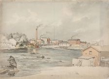 Tammerkoski, 1861. Creator: Magnus von Wright