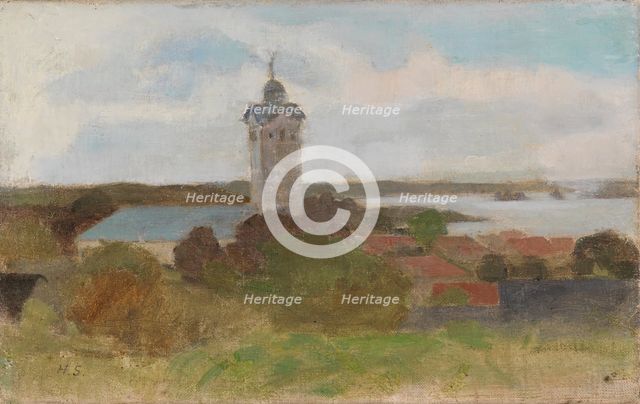 Tammisaari Church, 1890-1891. Creator: Helene Schjerfbeck.