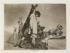 Tampoco.; Los Desastres de la Guerra, Madrid 1863. Creator: Francisco Goya