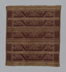 Tampan (Ceremonial Cloth), Indonesia, 19th century. Creator: Unknown