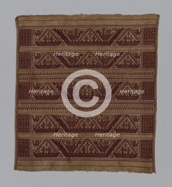 Tampan (Ceremonial Cloth), Indonesia, 19th century. Creator: Unknown.