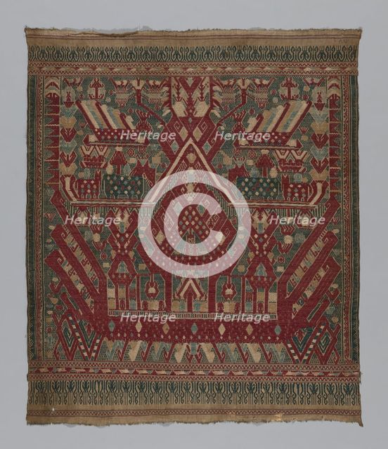 Tampan (Ceremonial Cloth), Indonesia, 19th century. Creator: Unknown.