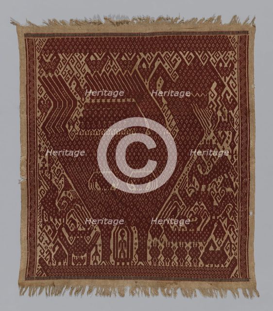 Tampan (Ceremonial Cloth), Indonesia, 19th century. Creator: Unknown.