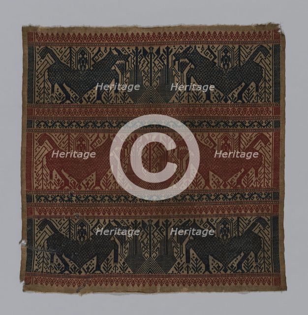 Tampan (Ceremonial Cloth), Indonesia, 19th century. Creator: Unknown.