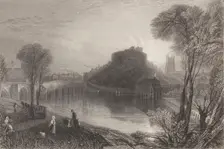 Tamworth Castle, Staffordshire, 1832. Creator: JMW Turner