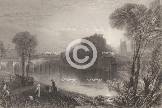 Tamworth Castle, Staffordshire, 1832. Creator: JMW Turner.