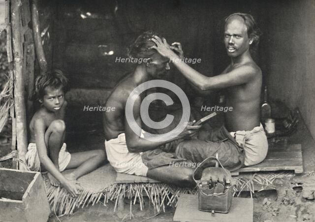 'Tamulischer Barbier', 1926. Artist: Unknown.