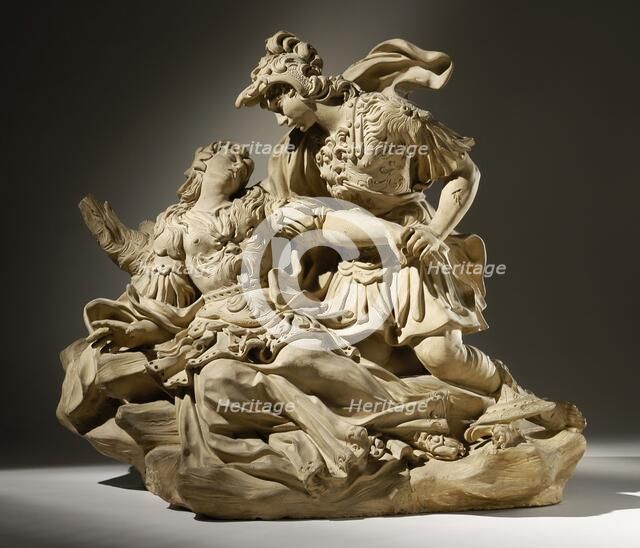 Tancred and Clorinda, c.1750. Creator: Unknown.