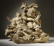 Tancred and Clorinda, c.1750. Creator: Unknown