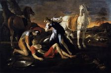 Tancred and Erminia, 1649. Creator: Nicolas Poussin