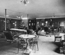 Tanana Club House interior, 1916. Creator: Unknown